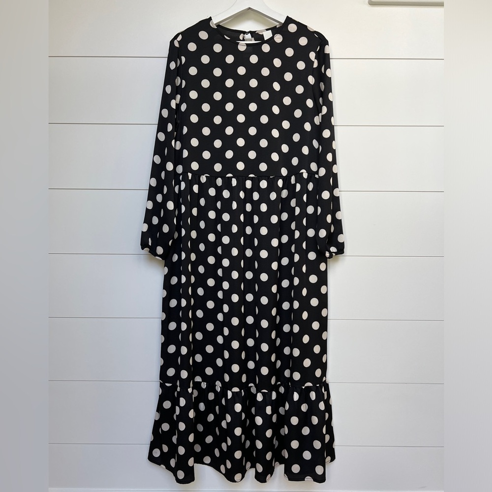 H&M Polka Dot Maxi Dress